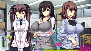 Tenioha 2 Ayane Lust Route Part 3 Big Ass Blowjob And Titty Fuck In Bathroom