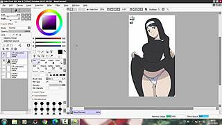 Drawing Ecchi Upskirt Panties Black Clover