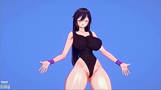 want to see her big boobs bouncing during workout?