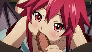 Novinha Succubus Hentai Legend Performs Oral Blowjob On Cock To Satisfy Hunger In Part 1