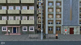 This nasty city game preview shows crossdressing prostitute in sand with striptease and gloryhole action.