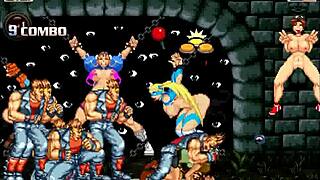 Lara Croft Takes Creampie In Doggystyle Gangbang Group Action