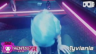 Elisa giving that deep blowjob in VR 😏