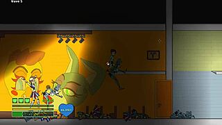 Captivity game features domination animations with futanari monster action