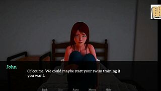 Oh man, my new family episode 36 has this redhead teen with big tits blowing a monster cock! Who's watching? 😏