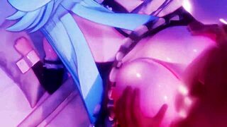 อควาในโคโนซูบะไม่หยุดออสเซสกับการเย็ดตัวคนเดียว!