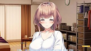 Yuzuki Mikoto and Akizuki in Mini Fandisk Scene