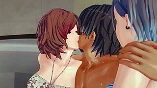 toru and madoka, uh, they're doin' this threesome thing... i mean, it's all 3d group action, ya know?