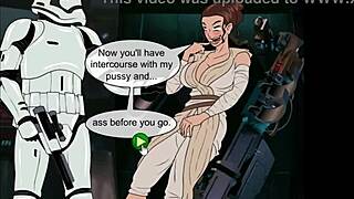 Star Wars Parody with Giant 3D Whores in Sexy Outfits Dominating Hard