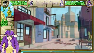 lylas curse part 4 - elf babe rides monster cock hard
