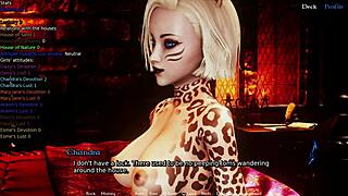 Cat Girl Tease in Furrhouse Ch16 P2 - Wild Blowjob Action!