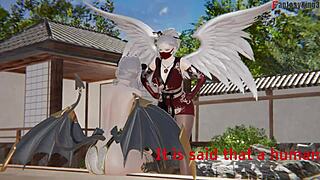 In this fantasy show, 2B takes a steamy bath before getting fucked in the shower. Full 1-hour 3D oppai movie on Sheer FantasyKing3.