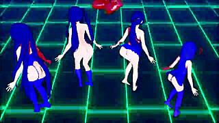 Ghost Dances Wildly In 3d Cartoon Animation - What A Pacman Twist!