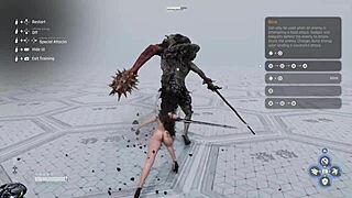 stellar blade nude mod playthrough part 5, uh, with that curvy fat sexy outfit... wait, nude actually