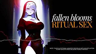 F4A Erotic Audio with Fallen Blooms Ritual Play