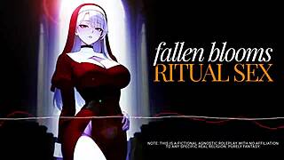 strapon play in f4a erotic audio fallen blooms ritual! 🔥