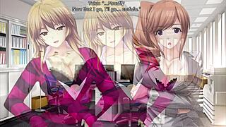 Erotica Yuuwaku Yuka route 3 with cowgirl riding and titty fuck on big tits