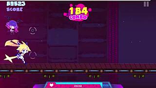 i conquer the hard mode in muse dash with exist feat