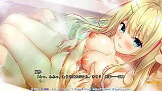 i'm diving into yubisaki connection mini fandisk vol 02 with natsuho futaba in anime futanari scene 1