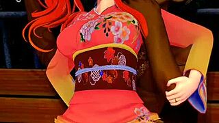 Vanessa veren gets fucked hard in outdoor 3d cum action with asian hentai!