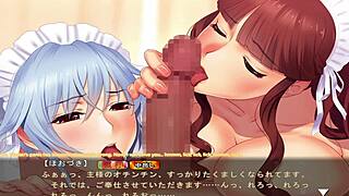 Maid-san to Boin Game Noel and Hozuki Group Scene 1 English