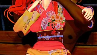 Vanessa veren gets fucked hard in outdoor 3d cum action with asian hentai!