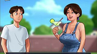 summertime saga 54 with milf big tits monster cock