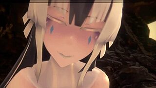 Fuyuko lets me suck her big tits while she blows my cock?