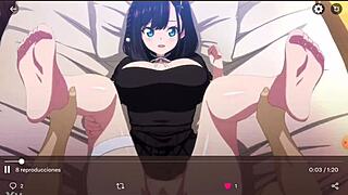 Anime scene with intense sexo and detailed positions