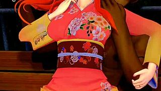 Vanessa veren gets fucked hard in outdoor 3d cum action with asian hentai!