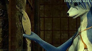 Krystal Fox Test Video Contrasts Furry 3D Cartoon Animations With SFM Anime Elements In Suggestive Scenes.