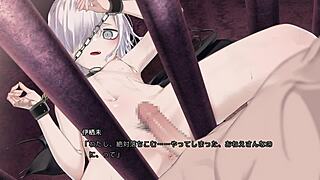 chisato ends up in hentai prison for some wild encounters with guards and inmates