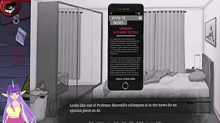 Brunette Babe With Big Tits Gets Sexy In Uncensored Hentai Game Scene Part 2