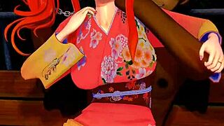 Vanessa veren gets fucked hard in outdoor 3d cum action with asian hentai!