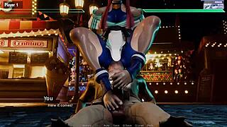 All Mannon Sex in 3D Street Fighter Parody