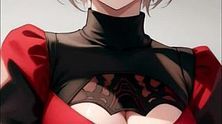 ai generated 2b nier automata comes to life in 3d with big tits hentai flair, telling her story.