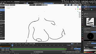 man, drawin big tit ebony in blender, so hot!