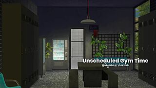 What happens in unscheduled gym time with bathing celebrities in 3D hentai preview