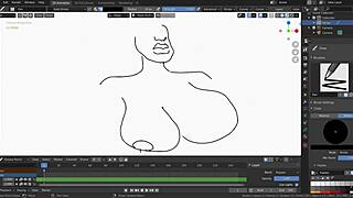man, drawin big tit ebony in blender, so hot!