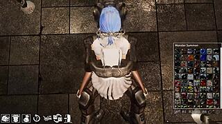 what's up with this sxh gallery enemy 01 in pantyhose action?