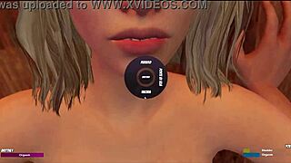 House party with Brittney turns into wrestling games and ends with fun in the blonde's living room