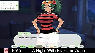 A Night Filled With Brazilian Waifu Temptations In Erotic Game