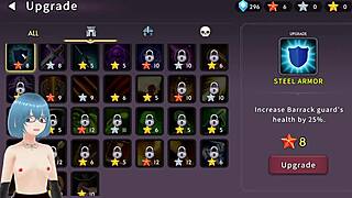 Szép misztikus védők játékmenet nagy mellek akcióval indul