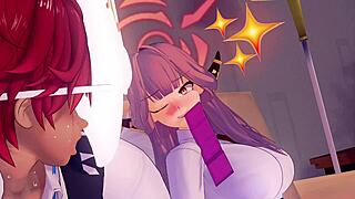 3D cartoon anime raw action