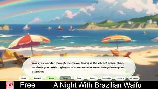 A Night Filled With Brazilian Waifu Temptations In Erotic Game