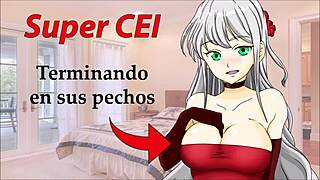 Super Cei Hentai In Spanish Cleaning Semen From Her Tits