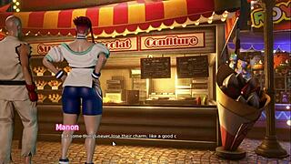 All Mannon Sex in 3D Street Fighter Parody