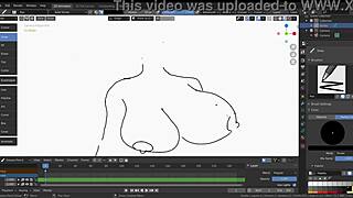 man, drawin big tit ebony in blender, so hot!