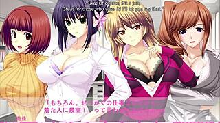 Erotica Yuuwaku Yuka Route 4 with Blowjob and Tit Celebration