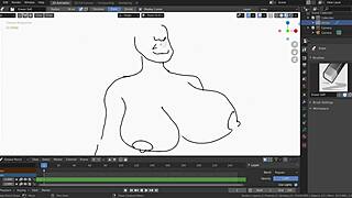 man, drawin big tit ebony in blender, so hot!